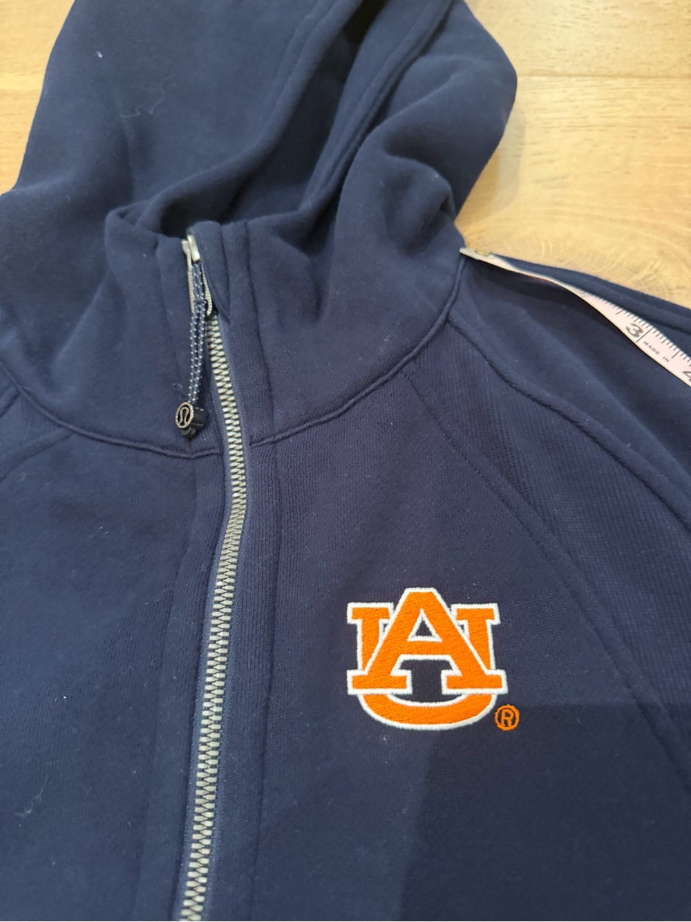 Lululemon Navy Auburn Half-Zip Scuba Hoodie - Picture 4 of 5